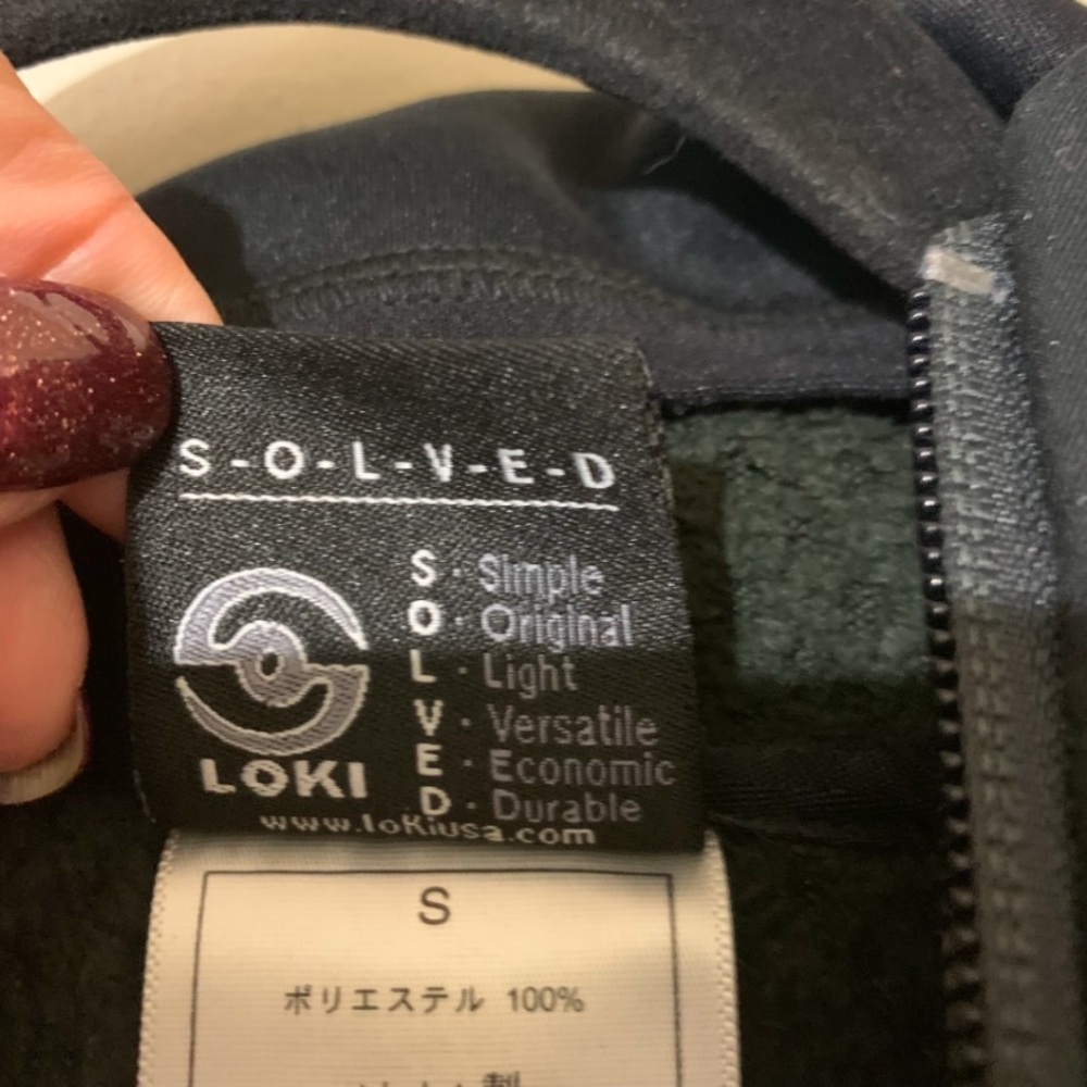 Loki Black Softshell Mountain Jacket Size Small - image 8